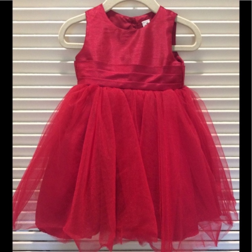 Cherokee Elegant Red Kids Formal Dress 12 months